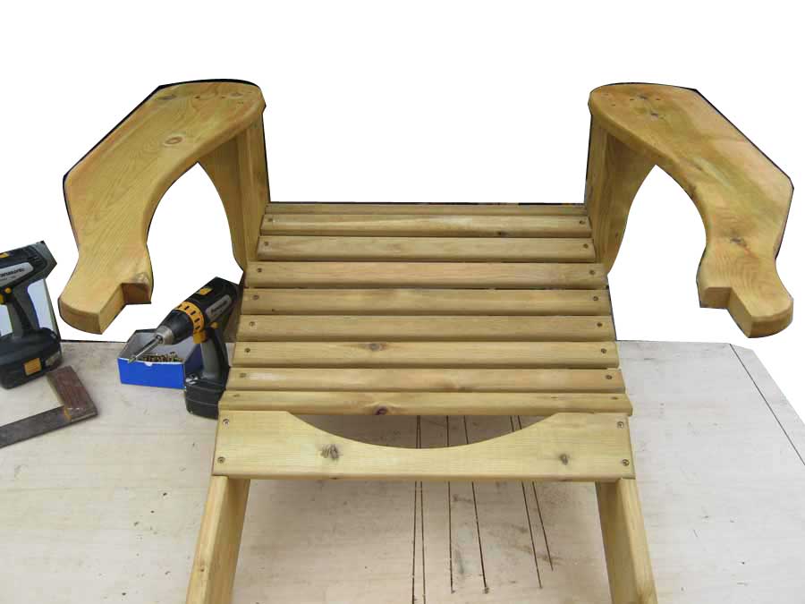 chair arms fitted