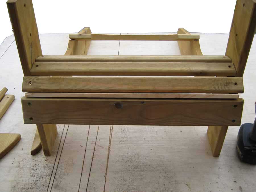 chair front slat